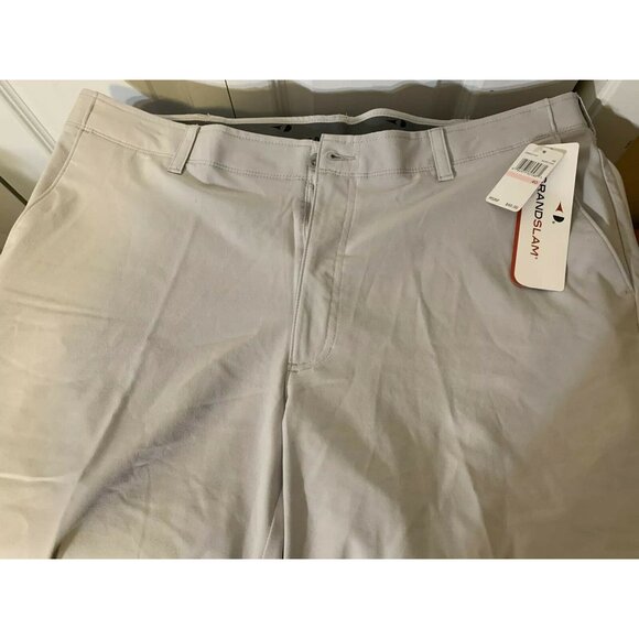 New Grand Slam Men’s Sz 40 Performance Shorts Stretch 360 Gray Waistband NWT - Picture 2 of 6